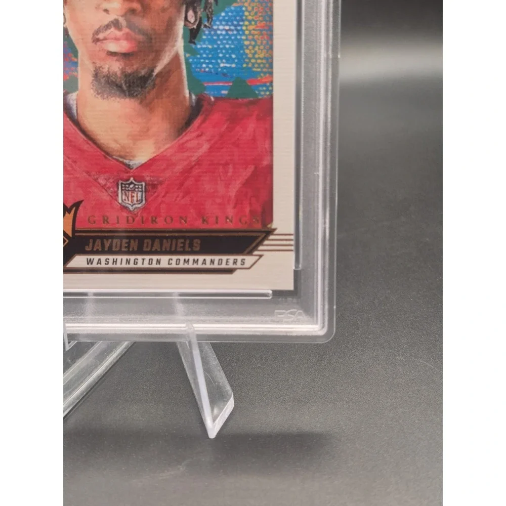 2024 Panini Donruss Jayden Daniels #1 Rookie Gridiron Kings (RC)Commanders PSA 9